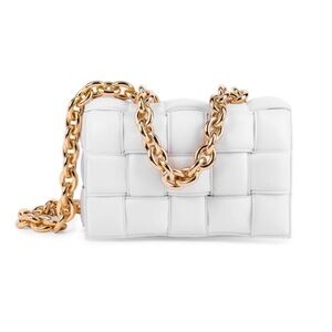 Bottega Veneta Chain Cassette White